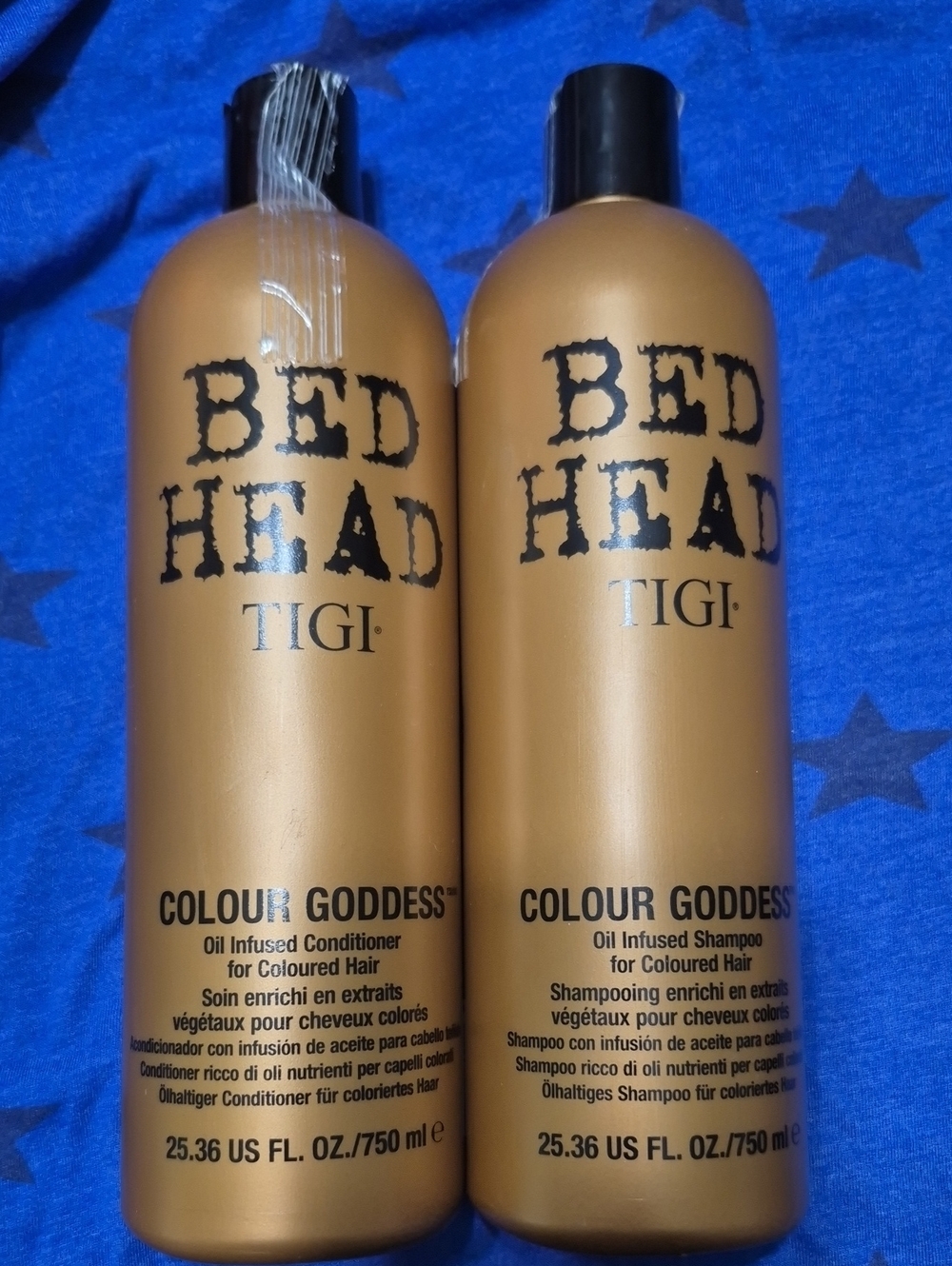 TIGI Bed Head Colour Goddess Shampoo & Conditioner Duo - Gold and Black